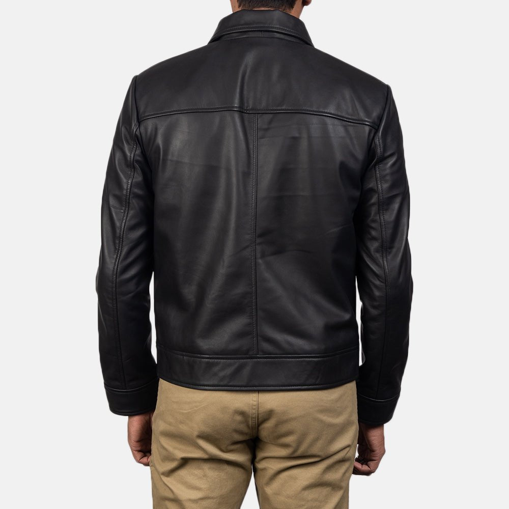 Inferno Black Leather Jacket image 4