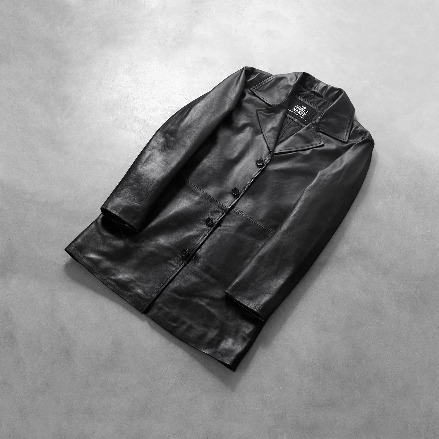 Classmith Black Leather Coat image 1
